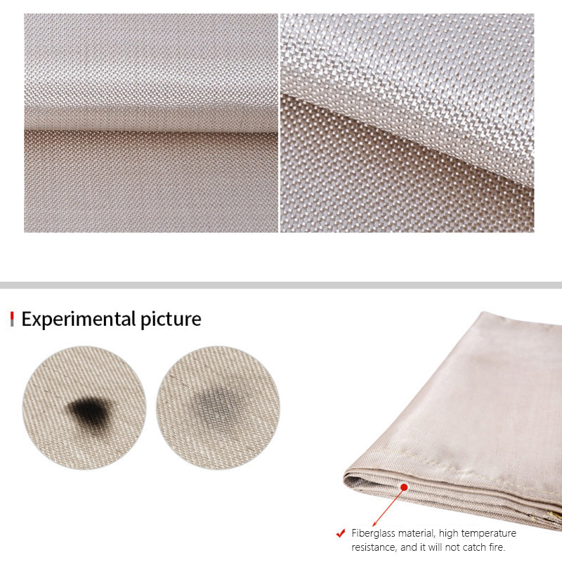 CLS Mini 30x30cm Outdoor BBQ Fireproof Cloth Camping Picnic Barbecue Fiberglass Heat Insulation Pad Flame Retardant Mat CLS Mini 30x30cm Outdoor BBQ Fireproof Cloth Camping Picnic Barbecue Fiberglass Heat Insulation Pad Flame Retardant Mat